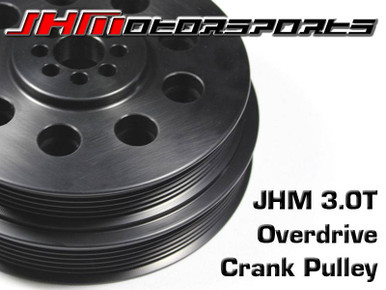 JHM HD Overdrive (179mm) Lightweight Supercharger Crank Pulley for B8-B8.5, S4-S5, C6-C7 A6-A7 and B8 Q5-SQ5 3.0T FSI - JHM-06E105251F-179mm