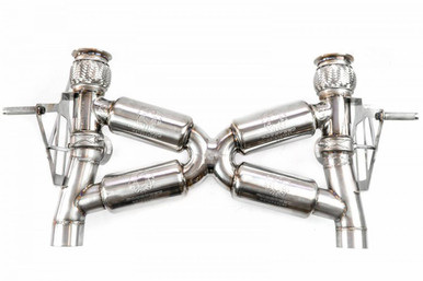 Fabspeed Lamborghini Huracan Evo Valvetronic Dual Tone Supersport X-Pipe Exhaust System (2019+) - FS.LAM.HUREVO.VLV