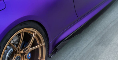 Vorsteiner VRS GTS-V Aero Side Skirts Carbon Fiber PP 1x1 Glossy - 4230BMV