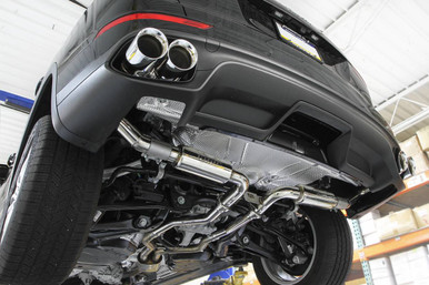 Fabspeed Porsche 958.2 Cayenne Turbo / Turbo S  Deluxe Quad Style Tips - VAR-FS.POR.9582T.QDTP