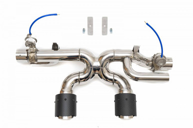 Fabspeed Porsche 991.2 Carrera Valvetronic Center Muffler Bypass X-Pipe (PSE Only) - VAR-FS.POR.9912.PSEVLVP
