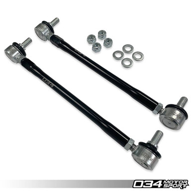 034Motorsport Dynamic+ Billet Adjustable Front Sway Bar End Link Kit for MQB & MQB 'EVO' Vehicles