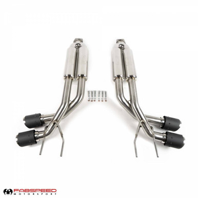 Fabspeed Mercedes-Benz G-Wagen G63 AMG Maxflo Performance Exhaust with Quad Tips - VAR-FS.MER.G631518.MAXC
