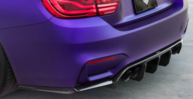 Vorsteiner VRS GTS-V Aero Rear Diffuser Carbon Fiber PP 1x1 Glossy - 4250BMV