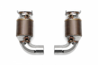 Fabspeed Porsche 991.2 Turbo / Turbo S  Sport Catalytic Converters - FS.POR.9912T.SC