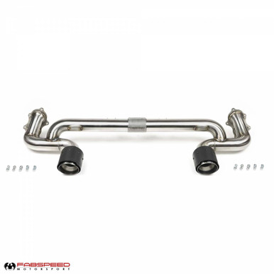 Fabspeed Porsche 718 GT4 / GTS / Spyder Lightweight Competition Exhaust System - VAR-FS.POR.718GT4.LCECE