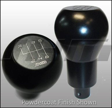 JHM Weighted Stainless Steel Shift Knob (Stainless Steel 5-speed Knurled & POWDERCOATED Clamp on Style) for Audi-VW B6 - JHM-WSKSSCL-1043