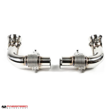 Fabspeed Porsche 997 GT3 / GT3 RS Side Muffler Bypass Pipes - VAR-FS.POR.997GT3.SMBV