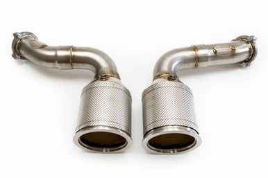 Fabspeed Porsche E3 Cayenne S 2.9L Turbo / Turbo S Primary Sport Catalytic Converters - FS.POR.E3S.SC