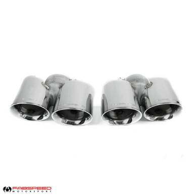 Fabspeed Porsche 997.2 Turbo / Turbo S Deluxe Quad Style Tips - VAR-FS.POR.9972T.QDTP