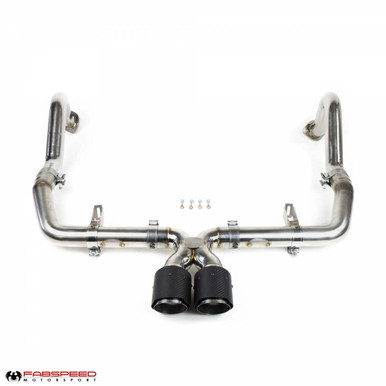 Fabspeed Porsche 718 Boxster/Cayman Maxflo Cat-Back Exhaust System - VAR-FS.POR.718.SSP