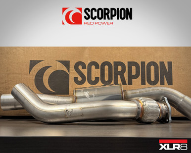 Scorpion Resonated Downpipes for Audi 3.0T S4/S5 (B8/B8.5) | SAUP044