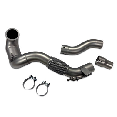 034Motorsport Cast Stainless Downpipe With High Flow Cat for MK7/8V MQB FWD Platforms