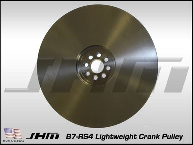 JHM Lightweight Crank Pulley for B7-RS4 w 4.2L (32v) V8 - JHM-B7RS4LWCP