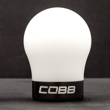 Volkswagen COBB Knob - White Knob w/ Stealth Black - 2V1350-W-BK