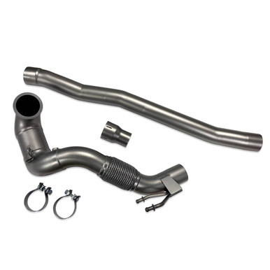 034Motorsport High Flow Catted Stainless Steel Downpipe for MQB AWD Vehicles