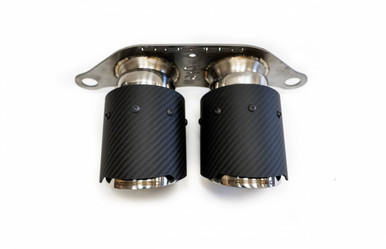Fabspeed Porsche 991.2 GT3 / GT3 RS Deluxe Dual Style Tips - VAR-FS.POR.9912GT3.DLTP