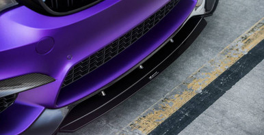 Vorsteiner VRS GTS-V Aero Front Spoiler Carbon Fiber PP 1x1 Glossy - 4220BMV