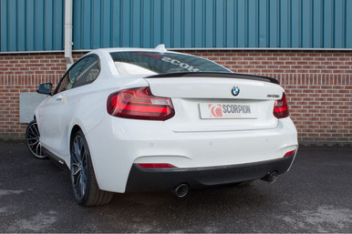 Scorpion Non Resonated Catback System for BMW M235i | SBMS107, SBMS108