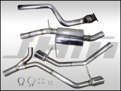 JHM -FULL- 3" Catback for Audi B8 A4-A5 2.0T (Dual Exit) - JHM-B820TFCBDE