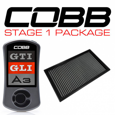 COBB Stage 1 Power Package with DSG / S Tronic Flashing for Volkswagen (Mk7/Mk7.5) GTI, Jetta (A7) GLI, Audi A3 (8V) - VLK0020010-DSG