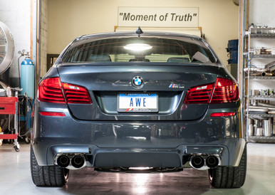 AWE Touring Edition Axleback Exhaust for F10 BMW M5
