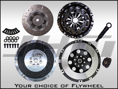 JHM Lightweight Flywheel (Chrome-Moly Forged) and Clutch Combo w B7 RS4 Pressure Plate for B5-S4 or C5-A6-allroad 2.7T - VAR-JHM-27TLWFWCC-forged