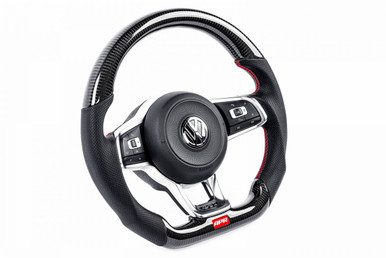 APR Carbon Fiber & Perforated Leather Steering Wheel for Mk7 GTI/GLI (For use with paddles) | MS100201