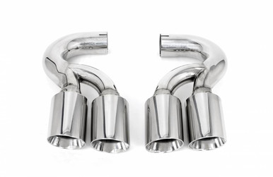 Fabspeed Porsche 955 Turbo / Turbo S Deluxe Quad Style Tips - FS.POR.955T.QDTP