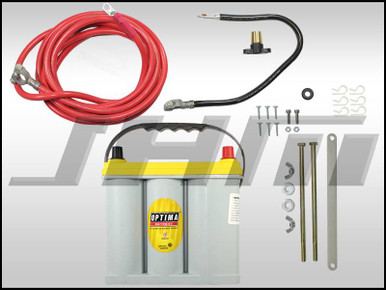 JHM Lightweight Battery Relocation Kit (w/ Battery) for B6-B7 A4-S4 - JHM-B67BattRelo