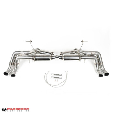 Fabspeed Audi R8 V10 (2017 - 2019) Valvetronic Supersport X-Pipe Exhaust System - FS.AUD.R817V10.VLV