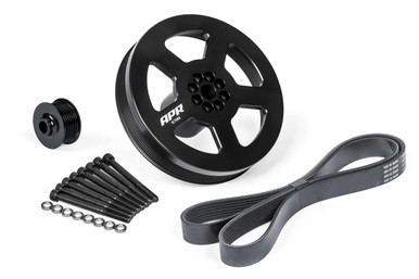 APR Supercharger Drive and Crank Pulley with Belt - Press on - 3.0 TFSI | MS100184