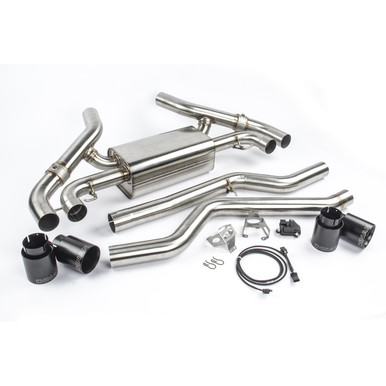 Dinan Free Flow Axle-Back Exhaust for BMW M340i (G20) & M440i (G22) - Black Tips | D660-0085-BLK