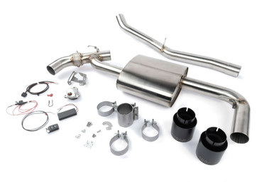 Dinan Valved Axle-Back Exhaust - 2017-2024 MINI Clubman/Countryman S ALL4 | D660-0084-BLK
