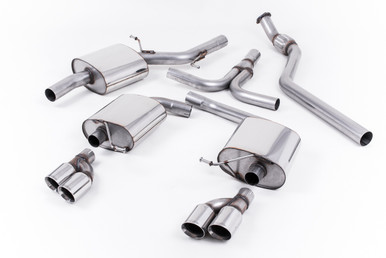 Milltek Cat Back Exhaust Twin 80mm GT80 - SSXAU242