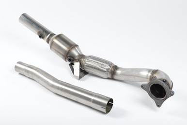 Milltek Cast Downpipe with HJS High Flow Sports Cat Exhaust - SSXAU204