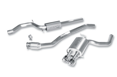 BORLA Cat-Back Exhaust - S-Type - Polished Stainless Tips For Audi B8/8.5 A4 - 140315