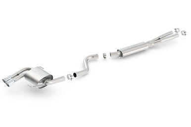 BORLA Cat-Back(tm) Exhaust System - Touring - Polished Stainless Tips For BMW E90 - 140505