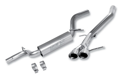 BORLA Cat-Back Exhaust - S-Type - Polished Stainless Tips For Volkswagen MK5 Passat - 140335