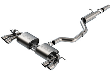 BORLA Cat-Back Exhaust - S-Type For Volkswagen Golf R MK7.5 - 140831SB