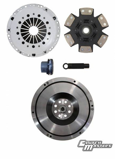 Clutch Masters FX400 6 Puck Single Disc - Steel Flywheel Kit For BMW 325,330,525,530,X3,Z4 - 03CM3-HDC6-SK