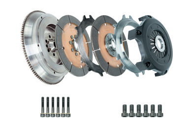 DKM Clutch Audi A3 S3 Quattro MS Organic Twin Disc Clutch Kit w/Flywheel - MS-004-040
