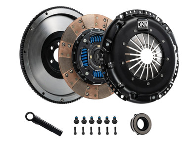 DKM Clutch BMW E34/E36/E39/E46/Z3 (6 Cyl) Ceramic Twin Disc MR Clutch w/Flywheel - MR-006-005