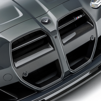Vorsteiner VRS Aero Front Grill Carbon Fiber PP 2x2 Glossy For BMW M3/M4 G8X - BMV3005