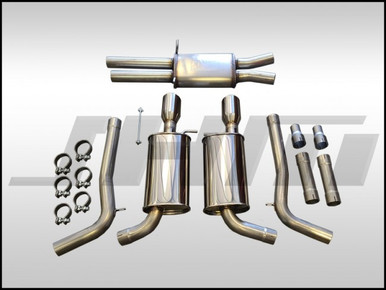 JHM Cat Back Exhaust 2.5" For Audi A6 C6 3.0T - JHM-C6A630TCBE