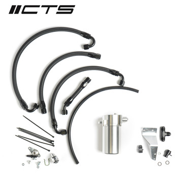 CTS Turbo Catch Can Kit for MK5 Vehicles With Billet Valve Cover