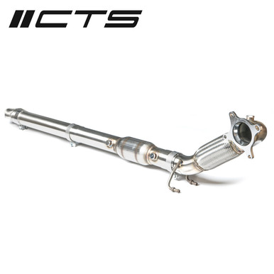 CTS Turbo High Flow Catted Downpipe for FWD MK5/MK6 VW Platform Vehicles