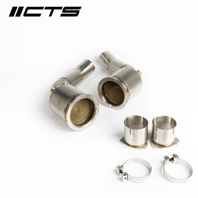 CTS Turbo High Flow Catted Downpipes for C8 Audi RS6/RS7