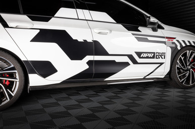 APR Carbon Fiber Side Skirts for MK8 GTI | MS100240