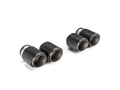 Akrapovic Classic Carbon Exhaust Tips for BMW G87 M2